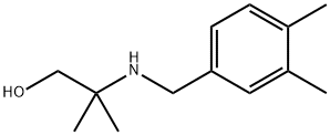 2-((3,4-二甲基苄基)氨基)-2-甲基丙-1-醇, 1157539-62-2, 结构式