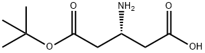 H-L-BETA-GLU(OTBU)-OH, 115939-63-4, 结构式