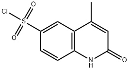 2-羟基-4-甲基喹啉-6-磺酰氯, 1160370-78-4, 结构式