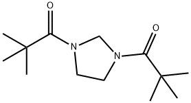 1,1'-(咪唑啉-1,3-二基)双(2,2-二甲基丙烷-1-酮) 结构式