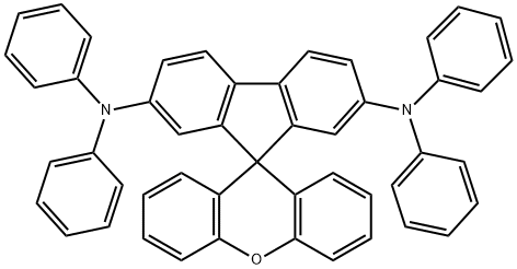 N2,N2,N7,N7-四苯基螺[芴-9,9'-氧杂蒽]-2,7-二胺 结构式