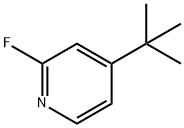 Pyridine, 4-(1,1-dimethylethyl)-2-fluoro- Structure