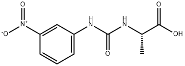 L-Alanine, N-[[(3-nitrophenyl)amino]carbonyl]- 结构式
