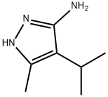 4-异丙基-5-甲基-1H-吡唑-3-胺 结构式
