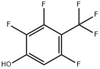 Phenol, 2,3,5-trifluoro-4-(trifluoromethyl)- Struktur