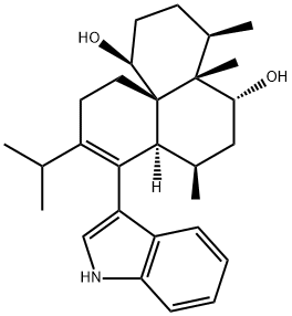 20-Hydroxyaflavinine Structure