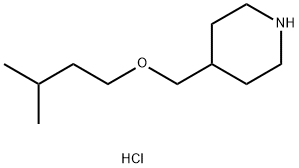 4-[(3-METHYLBUTOXY)METHYL]PIPERIDINE HYDROCHLORIDE,1171432-92-0,结构式