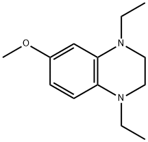 Quinoxaline, 1,4-diethyl-1,2,3,4-tetrahydro-6-methoxy- Structure