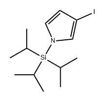 1H-Pyrrole, 3-iodo-1-[tris(1-methylethyl)silyl]- Structure