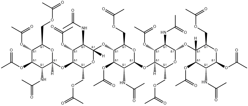(1β→4)-PentaglucosaMine Peracetate|(1β→4)-PentaglucosaMine Peracetate