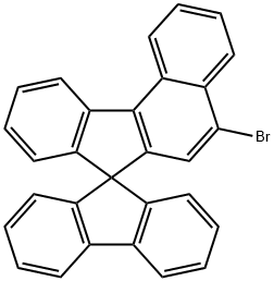 5-溴螺[7H-苯并[C]芴-7,9′-[9H]芴] 结构式