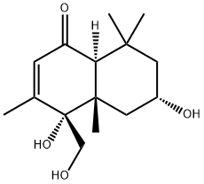 2alpha,9alpha,11-Trihydroxy-6-oxodrim-7-ene Structure
