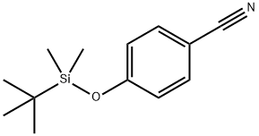 Benzonitrile, 4-[[(1,1-dimethylethyl)dimethylsilyl]oxy]- Structure
