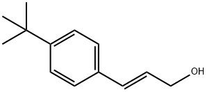 3-(4-(叔丁基)苯基)丙-2-烯-1-醇,117721-77-4,结构式