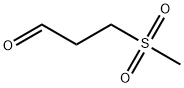 3-(Methylsulfonyl)propanal Struktur