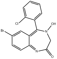 Phenazepam 4-oxide Structure