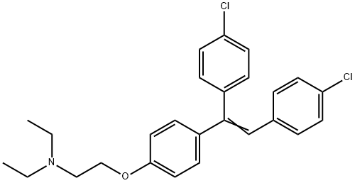 Enclomiphene Impurity 4 Struktur