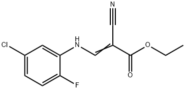 Ethyl 3-[(5-Chloro-2-fluorophenyl)amino]-2-cyanoprop-2-enoate