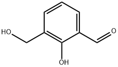 Benzaldehyde, 2-hydroxy-3-(hydroxymethyl)- Structure