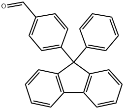 4-(9-苯基-9H-芴-9-基)苯甲醛, 1186096-65-0, 结构式