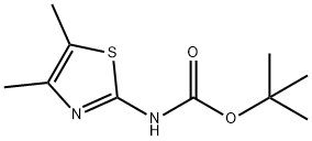 tert-butyl N-(dimethyl-1,3-thiazol-2-yl)carbamate Structure