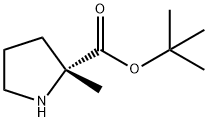 D-Proline, 2-methyl-, 1,1-dimethylethyl ester Struktur