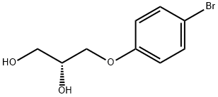 (R)-3-(4-溴苯氧基)丙烷-1,2-二醇, 1186623-24-4, 结构式