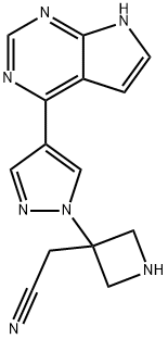 1187594-16-6 3-(4-(7H-吡咯[2,3-D]嘧啶-4-基)-1H-吡唑-1-基)-3-(氰甲基)氮杂丁烷