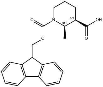 1187927-07-6 Rel-(2R,3R)-1-(((9H-fluoren-9-yl)methoxy)carbonyl)-2-methylpiperidine-3-carboxylic acid