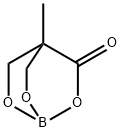 2,6,7-Trioxa-1-borabicyclo[2.2.2]octan-3-one, 4-methyl- Struktur