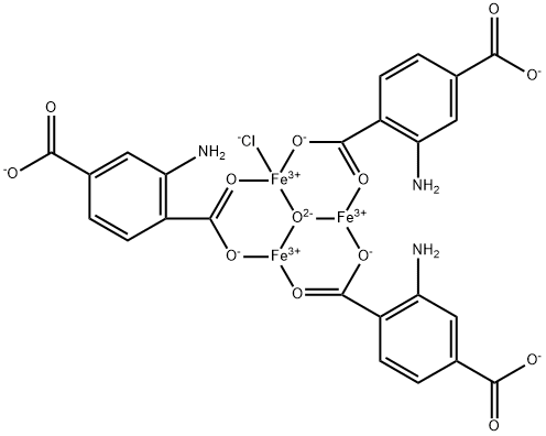 NH2-MIL-101(Fe)金属有机骨架 结构式