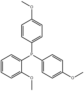 (2-methoxyphenyl)bis(4-methoxyphenyl)phosphine Structure