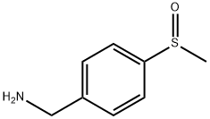 Benzenemethanamine, 4-(methylsulfinyl)- Structure