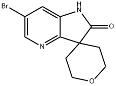 6-bromospiro[1H-pyrrolo[3,2-b]pyridine-3,4'-oxane]-2-one|6-bromospiro[1H-pyrrolo[3,2-b]pyridine-3,4'-oxane]-2-one