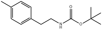 Carbamic acid, N-[2-(4-methylphenyl)ethyl]-, 1,1-dimethylethyl ester 结构式