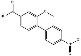 2-methoxy-4'-nitro[1,1'-biphenyl]-4-carboxylic acid Structure