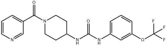 1191908-86-7 1-(1-Nicotinoylpiperidin-4-yl)-3-(3-(trifluoromethoxy)phenyl)urea