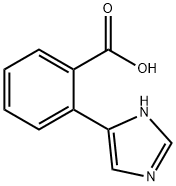Benzoic acid, 2-(1H-imidazol-5-yl)- Struktur