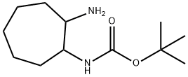 Carbamic acid, N-(2-aminocycloheptyl)-, 1,1-dimethylethyl ester Structure