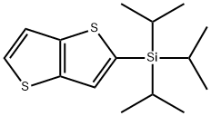 Thieno[3,2-b]thiophene, 2-[tris(1-methylethyl)silyl]- Structure