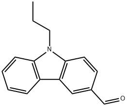 9H-Carbazole-3-carboxaldehyde, 9-propyl- Struktur
