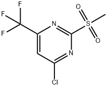 4-氯-2-(甲基磺酰基)-6-(三氟甲基)嘧啶,119610-21-8,结构式
