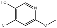4-氯-6-甲氧基吡啶-3-醇 结构式