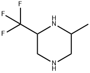2-Methyl-6-trifluoromethyl-piperazine Struktur