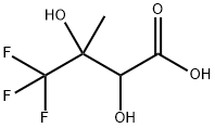 Butanoic acid, 4,4,4-trifluoro-2,3-dihydroxy-3-methyl- Structure
