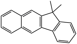 11H-Benzo[b]fluorene, 11,11-dimethyl- Structure