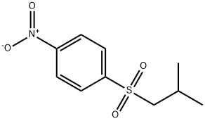 Benzene, 1-[(2-methylpropyl)sulfonyl]-4-nitro- Struktur