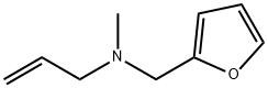 2-Furanmethanamine, N-methyl-N-2-propen-1-yl- Struktur