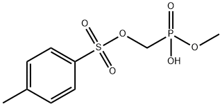Phosphonic acid, P-[[[(4-methylphenyl)sulfonyl]oxy]methyl]-, monomethyl ester Struktur