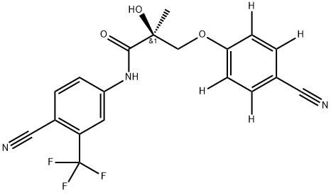 Ostarine(MK-2866) 化学構造式